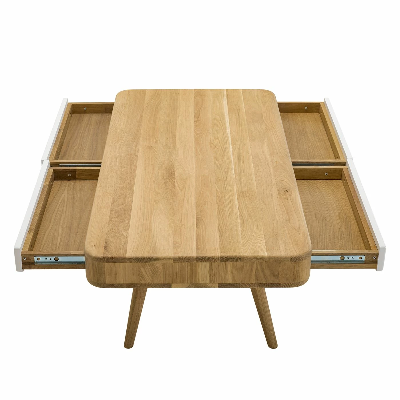 Studio Copenhagen Couchtisch Loca II - Wildeiche teilmassiv - Wildeiche / Weiß 12 Studio Copenhagen Couchtisch Loca II - Wildeiche teilmassiv - Wildeiche / Weiß – Bild 12