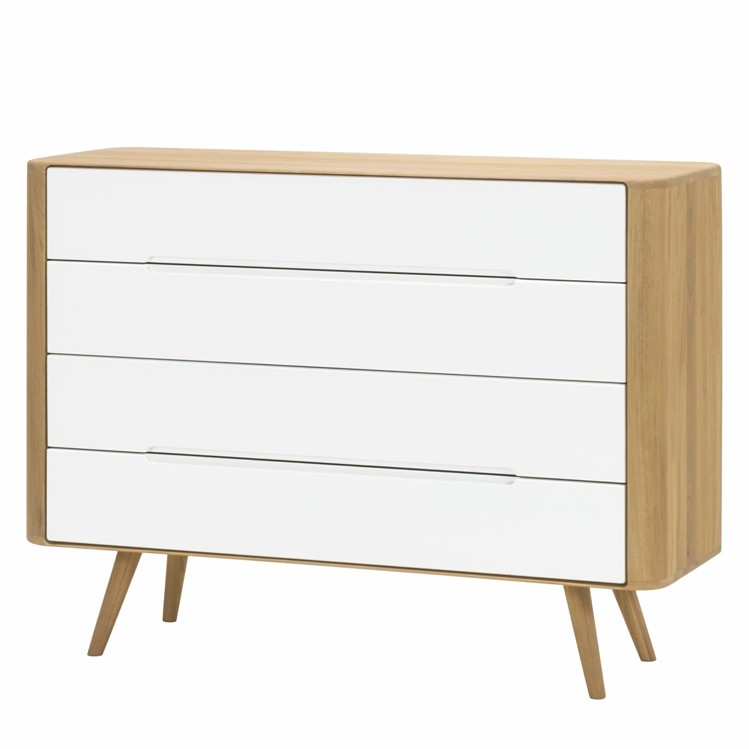 Studio Copenhagen Kommode Loca II - Wildeiche teilmassiv - Weiß / Wildeiche 1 Studio Copenhagen Kommode Loca II - Wildeiche teilmassiv - Weiß / Wildeiche