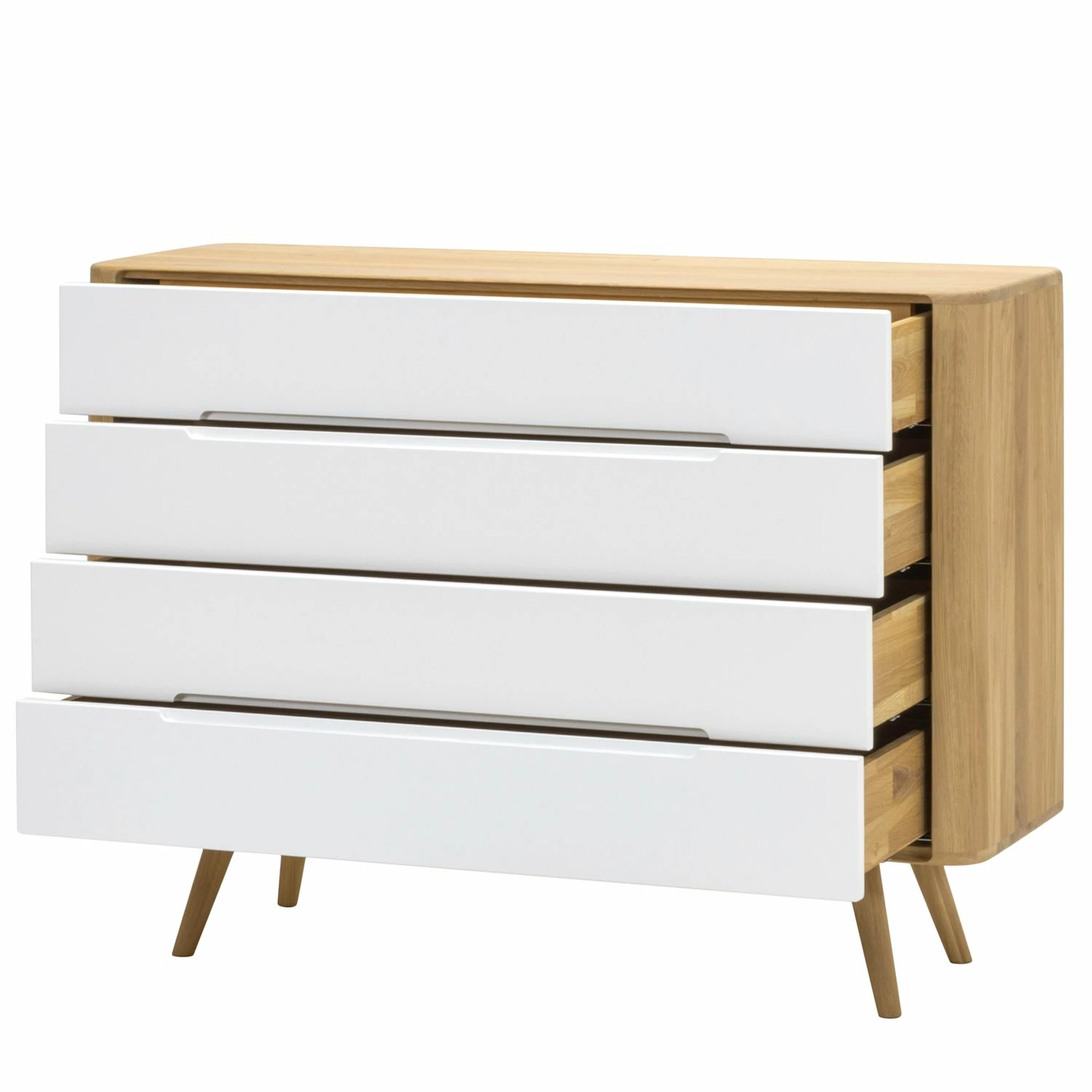 Studio Copenhagen Kommode Loca II - Wildeiche teilmassiv - Weiß / Wildeiche 5 Studio Copenhagen Kommode Loca II - Wildeiche teilmassiv - Weiß / Wildeiche – Bild 5