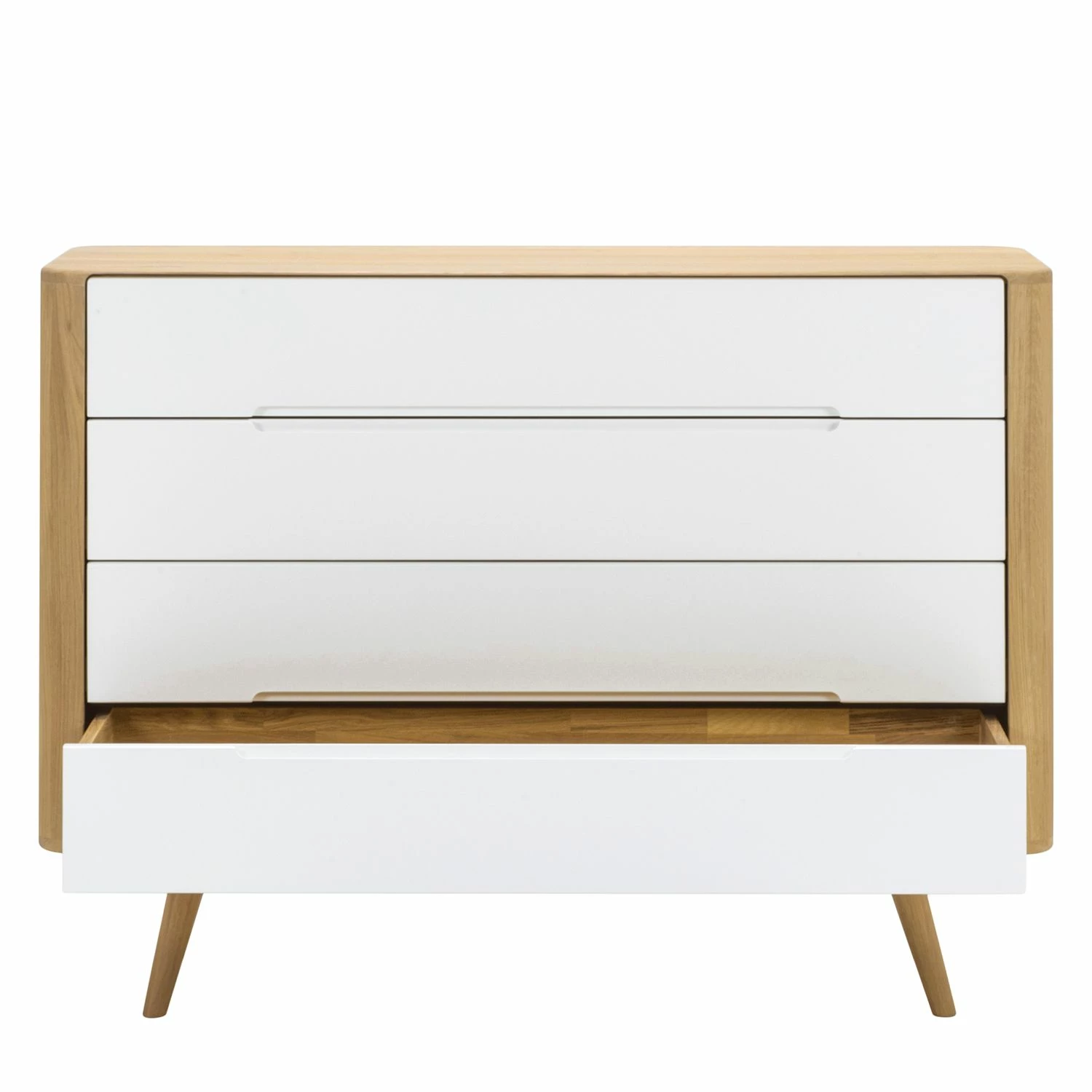 Studio Copenhagen Kommode Loca II - Wildeiche teilmassiv - Weiß / Wildeiche 8 Studio Copenhagen Kommode Loca II - Wildeiche teilmassiv - Weiß / Wildeiche – Bild 8