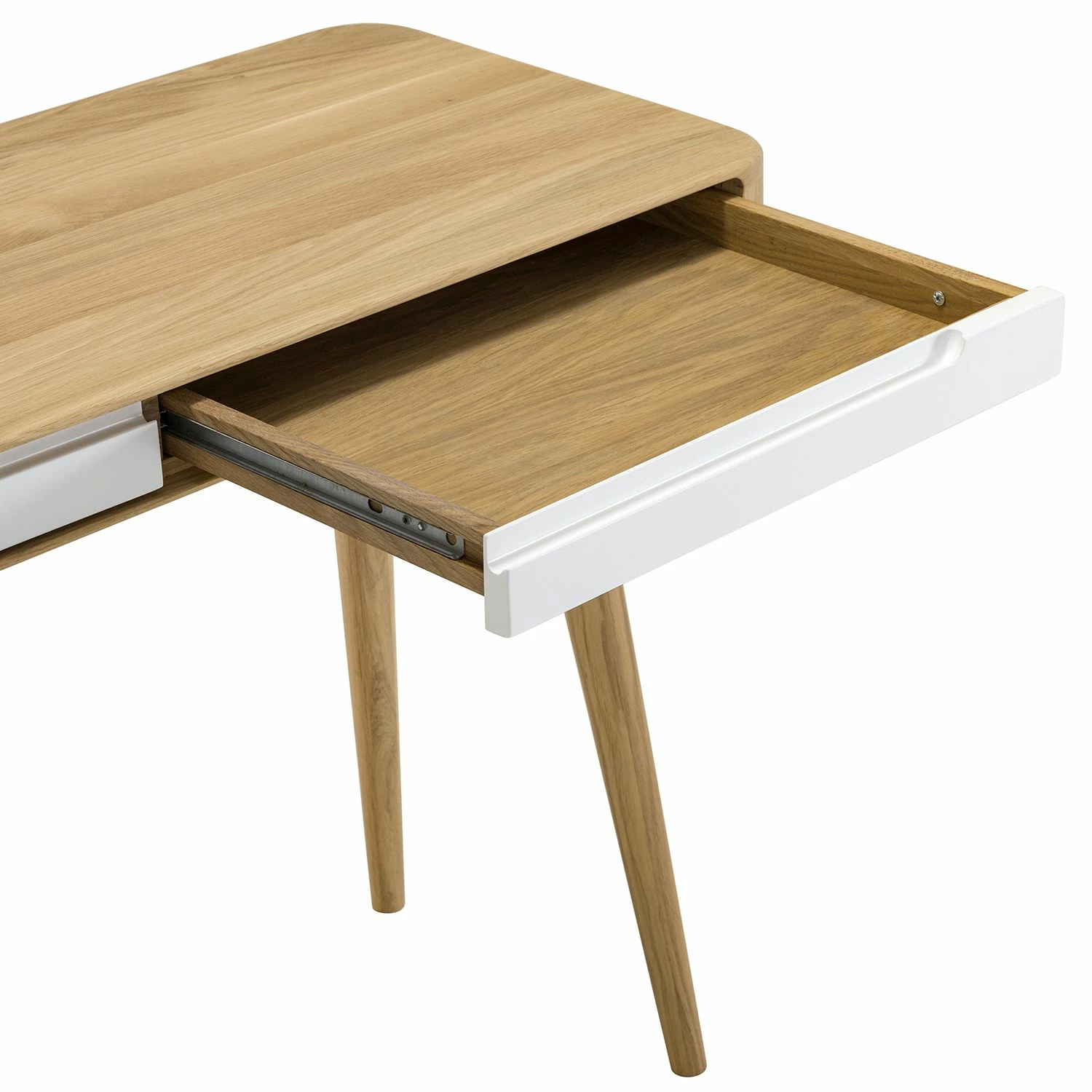 Studio Copenhagen Konsolentisch Loca - Wildeiche teilmassiv - Weiß / Wildeiche 14 Studio Copenhagen Konsolentisch Loca - Wildeiche teilmassiv - Weiß / Wildeiche – Bild 14