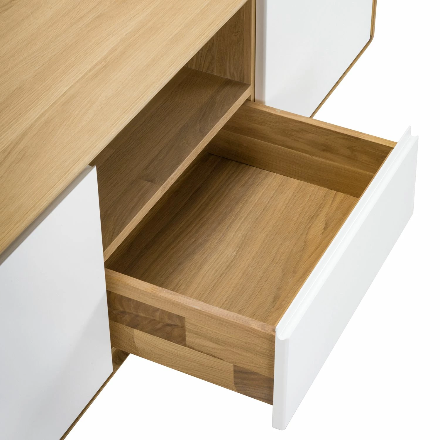 Studio Copenhagen TV-Lowboard Loca III - Weiß / Eiche 8 Studio Copenhagen TV-Lowboard Loca III - Weiß / Eiche – Bild 8