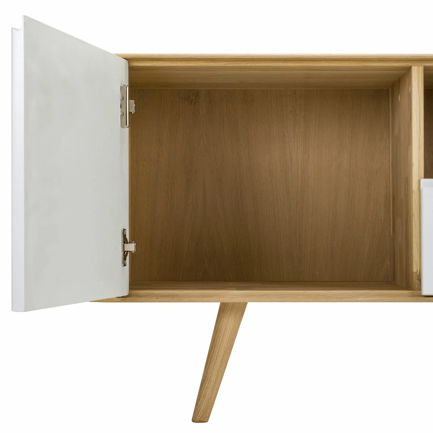 Studio Copenhagen TV-Lowboard Loca III - Weiß / Eiche 9 Studio Copenhagen TV-Lowboard Loca III - Weiß / Eiche – Bild 9