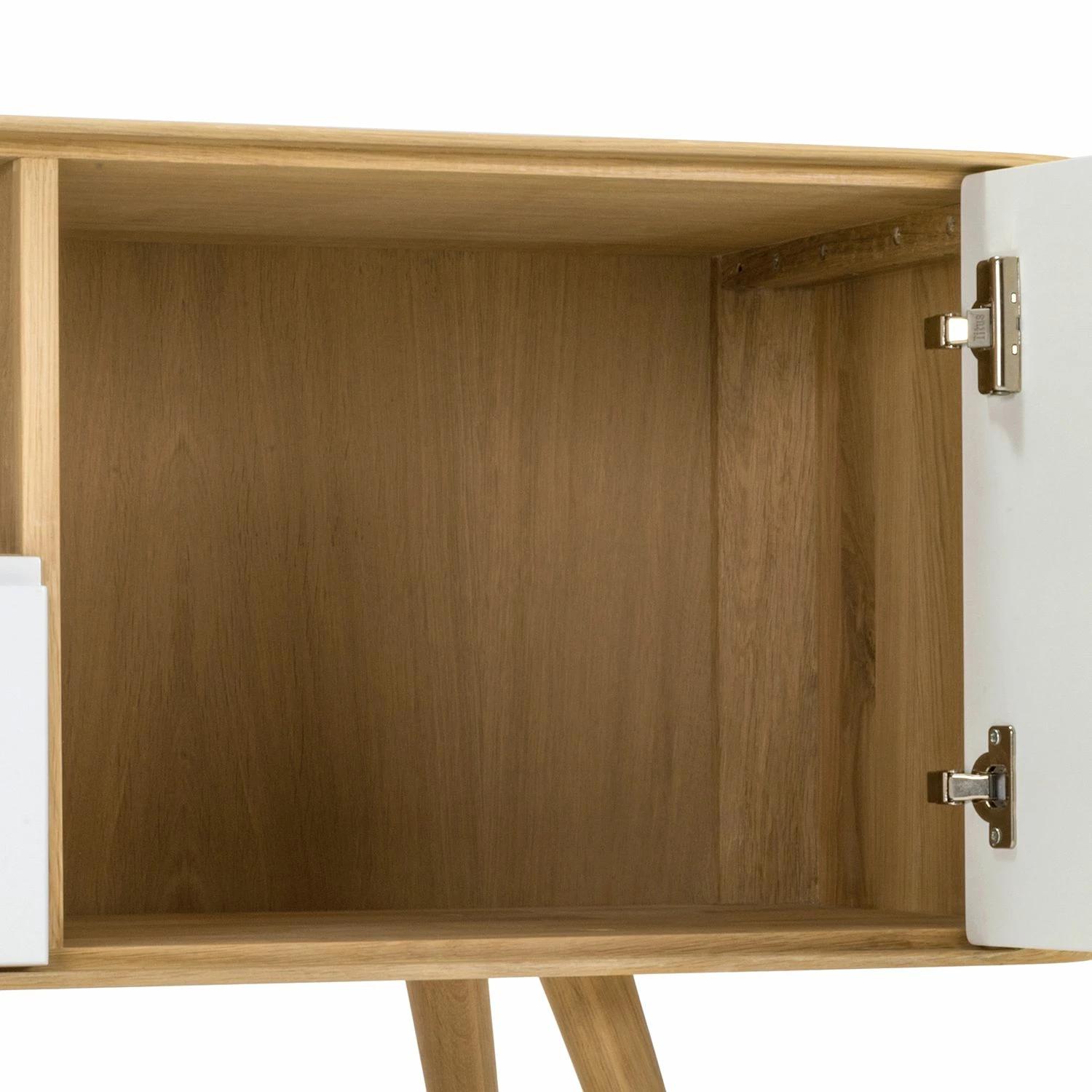 Studio Copenhagen TV-Lowboard Loca III - Weiß / Eiche 10 Studio Copenhagen TV-Lowboard Loca III - Weiß / Eiche – Bild 10