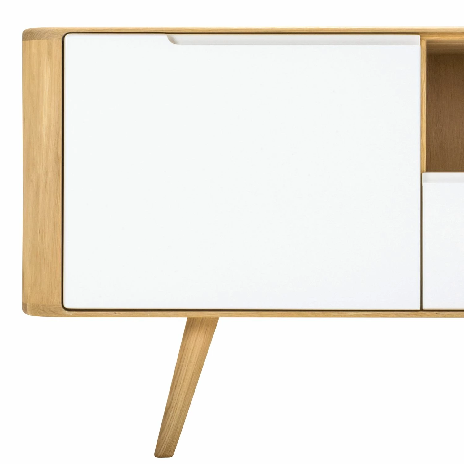 Studio Copenhagen TV-Lowboard Loca III - Weiß / Eiche 6 Studio Copenhagen TV-Lowboard Loca III - Weiß / Eiche – Bild 6