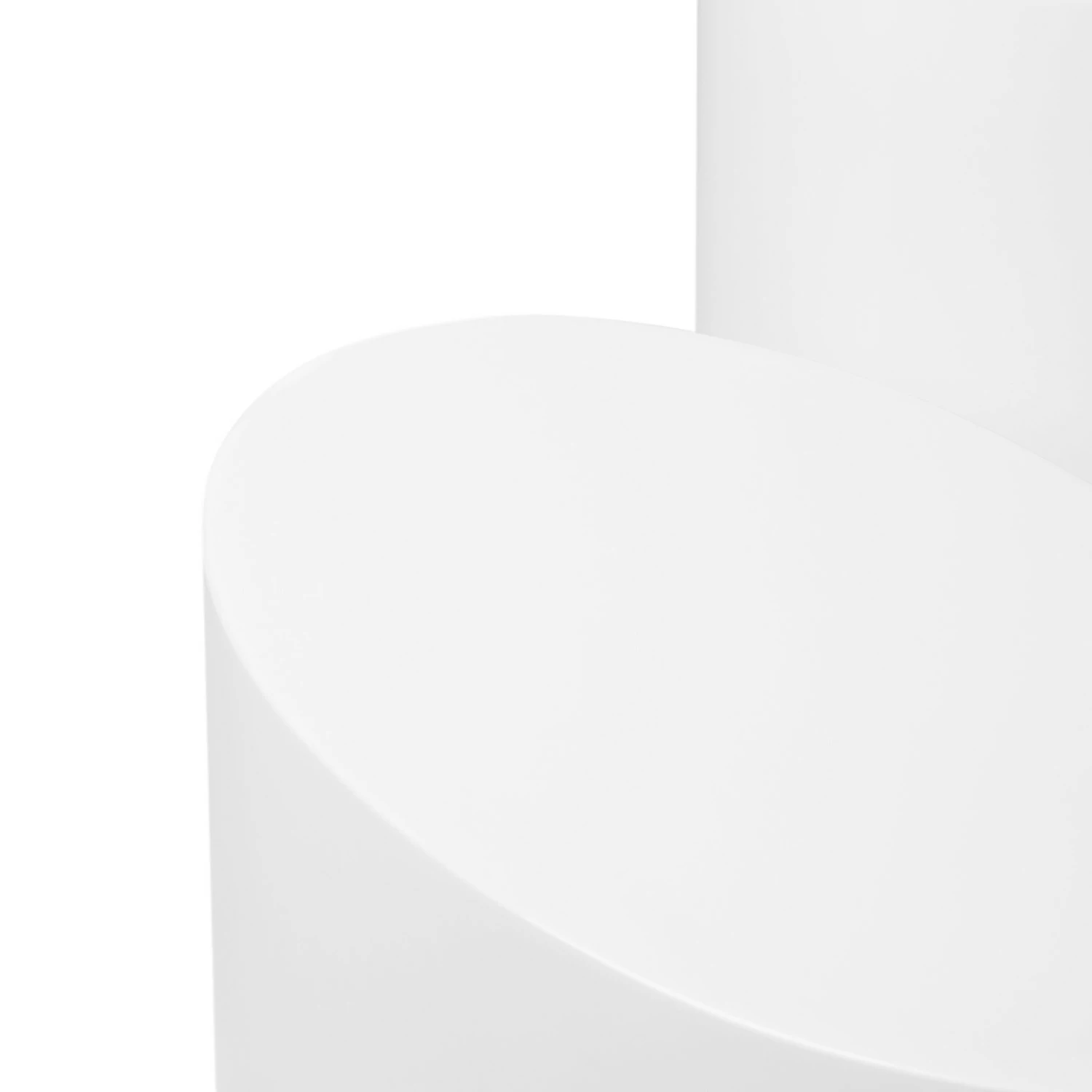 Fredriks Beistelltisch Elipse (2er-Set) - Hochglanz Weiß 3 Fredriks Beistelltisch Elipse (2er-Set) - Hochglanz Weiß – Bild 3