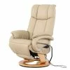 Modoform Relaxsessel Casey - Echtleder/Kunstleder - Creme