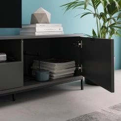 Studio Copenhagen TV-Lowboard Harma - Dunkelgrau -WOHNZIMMERMÖBEL Verkäufe 1000007083 200402 18274700020 DETAILS P000000001000007083
