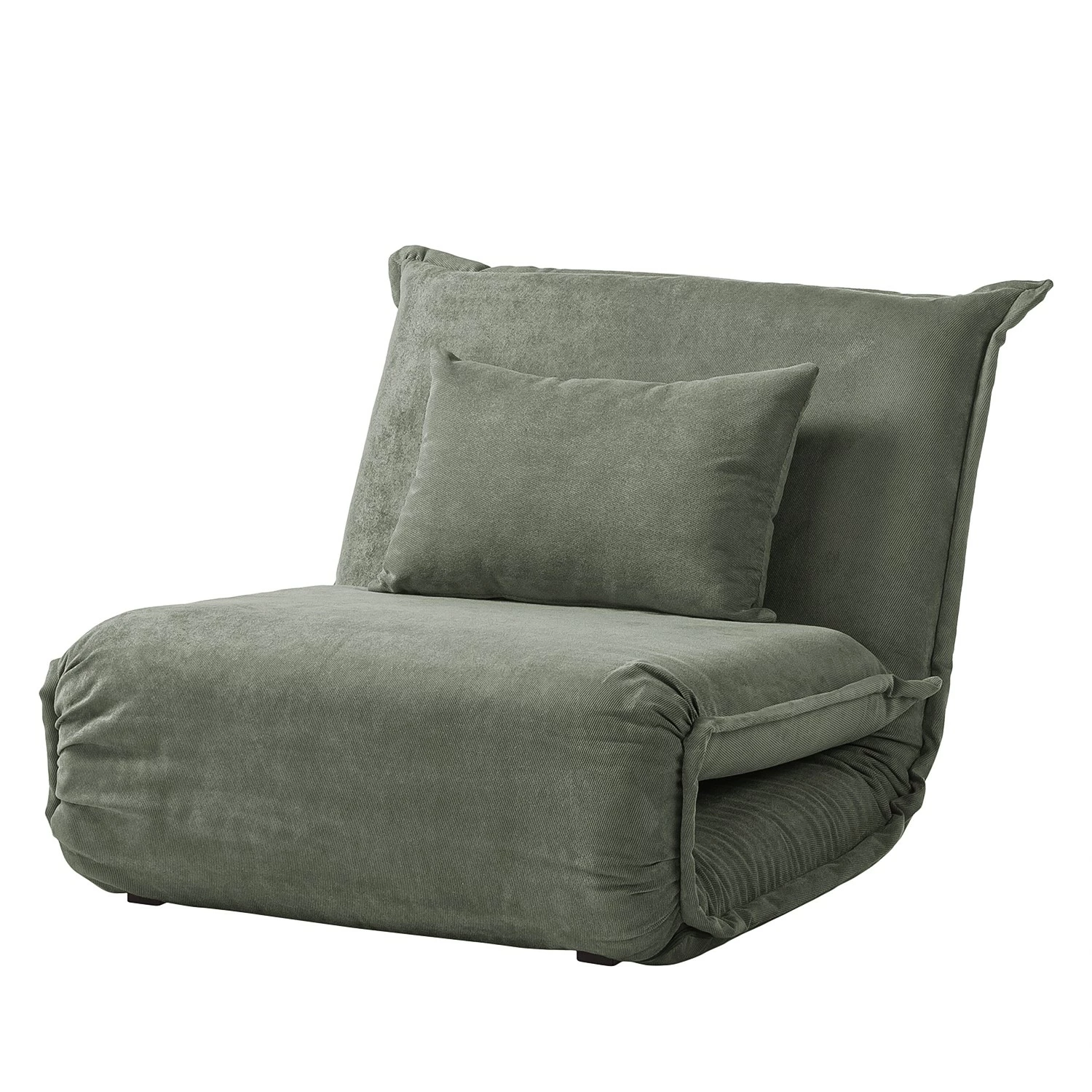 Fredriks Schlafsessel Jake Microfaser - Olivgrün 1 Fredriks Schlafsessel Jake Microfaser - Olivgrün
