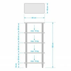 Mørteens Regal Opalanka - Eiche teilmassiv - Weiß / Eiche 17 Mørteens Regal Opalanka - Eiche teilmassiv - Weiß / Eiche -WOHNZIMMERMÖBEL Verkäufe 1000008520 100 GALLERYIMAGES P000000001000008520