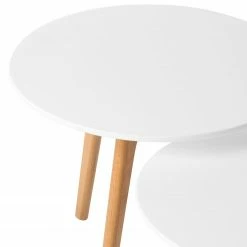 Mørteens Beistelltisch-Set Nilla I (2-teilig) - Eiche teilmassiv - Matt Weiß 17 Mørteens Beistelltisch-Set Nilla I (2-teilig) - Eiche teilmassiv - Matt Weiß -WOHNZIMMERMÖBEL Verkäufe 1000008531 180918 12451812 GALLERYIMAGES P000000001000008531