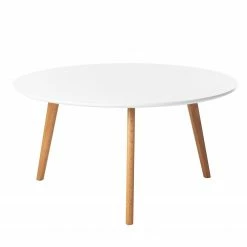 Mørteens Couchtisch Wilma I - Eiche teilmassiv - Matt Weiß -WOHNZIMMERMÖBEL Verkäufe 1000008532 180918 12451814 GALLERYIMAGES P000000001000008532