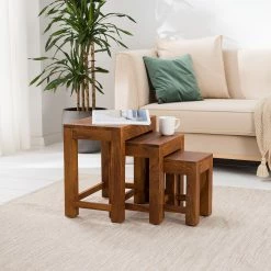 Ars Natura Beistelltisch Ohio (3er-Set) - Sheesham massiv -WOHNZIMMERMÖBEL Verkäufe 1000008721 210518 15225400002 MOOD DETAILS P000000001000008721 mood