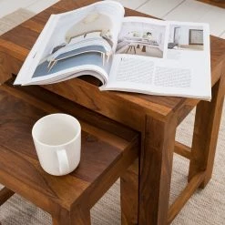 Ars Natura Beistelltisch Ohio (3er-Set) - Sheesham massiv -WOHNZIMMERMÖBEL Verkäufe 1000008721 210518 15225400005 DETAILS P000000001000008721