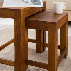 Ars Natura Beistelltisch Ohio (3er-Set) - Sheesham massiv -WOHNZIMMERMÖBEL Verkäufe 1000008721 210518 15225400011 DETAILS P000000001000008721