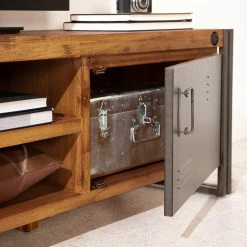 Ars manufacti TV-Lowboard Manchester II - Akazie massiv / Metall - Akazie / Anthrazit -WOHNZIMMERMÖBEL Verkäufe 1000008809 220630 024 MOOD DETAILS P000000001000008809 mood