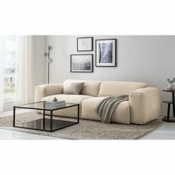 Studio Copenhagen 3-Sitzer Sofa HUDSON - Webstoff Saia: Beige 19 Studio Copenhagen 3-Sitzer Sofa HUDSON - Webstoff Saia: Beige -WOHNZIMMERMÖBEL Verkäufe 1000009278 201130 15531900057 MOOD DETAILS P000000001000009278 mood 1