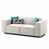 Sofa Kinx (2-Sitzer) Webstoff - Webstoff Milan: Altweiß - Keine Funktion