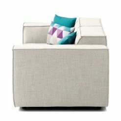 Sofa Kinx (2-Sitzer) Webstoff - Webstoff Milan: Altweiß - Keine Funktion -WOHNZIMMERMÖBEL Verkäufe 1000011646 180619 155722237 GALLERYIMAGES P000000001000011646