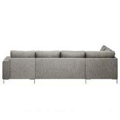 Fredriks Wohnlandschaft Summer Webstoff - Webstoff Madu: Hellgrau - Longchair davorstehend rechts / Ottomane links -WOHNZIMMERMÖBEL Verkäufe 1000012449 200623 11300300050 DETAILS P000000001000012449