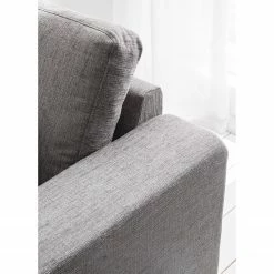 Fredriks Wohnlandschaft Summer Webstoff - Webstoff Madu: Hellgrau - Longchair davorstehend rechts / Ottomane links -WOHNZIMMERMÖBEL Verkäufe 1000012449 201130 15533000186 DETAILS P000000001000012449