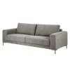 Fredriks Sofa Summer (3-Sitzer) - Webstoff Madu: Hellgrau