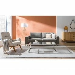 Fredriks Sofa Summer (3-Sitzer) - Webstoff Madu: Hellgrau -WOHNZIMMERMÖBEL Verkäufe 1000012451 210504 13122800005 MOOD DETAILS P000000001000012451 mood