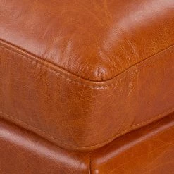 Ars Natura Ecksofa Clonee - Echtleder - Rehbraun - Longchair davorstehend links -WOHNZIMMERMÖBEL Verkäufe 1000015039 210902 06235500023 DETAILS P000000001000015039