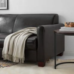 Maison Belfort Sofa Fragola (3-Sitzer) - Echtleder Dunkelbraun -WOHNZIMMERMÖBEL Verkäufe 1000015214 201127 16483100051 DETAILS P000000001000015214