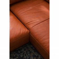 Ars manufacti Ecksofa Horley Echtleder - Vintage Cognac - Longchair davorstehend rechts -WOHNZIMMERMÖBEL Verkäufe 1000015360 201127 16483700080 DETAILS P000000001000015360