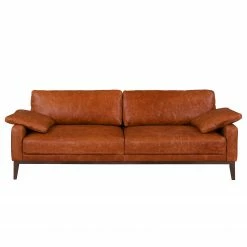 Ars manufacti Polstergarnitur Horley (3-2) Echtleder - Vintage Cognac -WOHNZIMMERMÖBEL Verkäufe 1000015370 200616 19121800062 DETAILS P000000001000015370