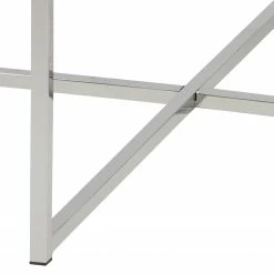 Fredriks Couchtisch Katori III - Glas / Metall - Marmor Weiß Dekor / Chrome -WOHNZIMMERMÖBEL Verkäufe 1000015595 200610 06431300006 DETAILS P000000001000015595