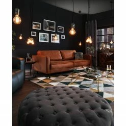 Jack & Alice Polsterhocker Bayard - Dunkelgrau - Breite: 80 cm -WOHNZIMMERMÖBEL Verkäufe 1000016162 181002 16294107 MOOD GALLERYIMAGES P000000001000016162 mood