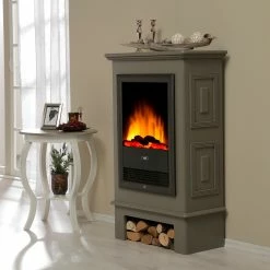 Montreux Elektrokamin Waldhof - Tulpenbaumholz teilmassiv - Grau -WOHNZIMMERMÖBEL Verkäufe 1000017447 220614 021 MOOD DETAILS P000000001000017447 mood