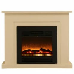 Montreux Elektrokamin Shad - Cremeweiß -WOHNZIMMERMÖBEL Verkäufe 1000017570 220614 030 DETAILS P000000001000017570