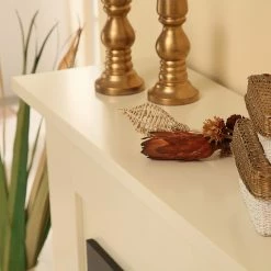 Montreux Elektrokamin Shad - Cremeweiß -WOHNZIMMERMÖBEL Verkäufe 1000017570 220614 051 DETAILS P000000001000017570