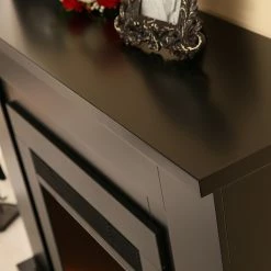 Montreux Elektrokamin Shanghai - schwarz seidenmatt lackiert, anthrazit -WOHNZIMMERMÖBEL Verkäufe 1000017582 220614 057 DETAILS P000000001000017582