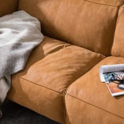 Ars manufacti Sofa Pentre (3-Sitzer) Echtleder - Hellbraun -WOHNZIMMERMÖBEL Verkäufe 1000020142 200518 14205600008 DETAILS P000000001000020142