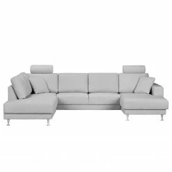 Fredriks Wohnlandschaft Arietta I Webstoff - Platingrau - Longchair davorstehend rechts / Ottomane links 28 Fredriks Wohnlandschaft Arietta I Webstoff - Platingrau - Longchair davorstehend rechts / Ottomane links -WOHNZIMMERMÖBEL Verkäufe 1000021419 180629 09084227 GALLERYIMAGES P000000001000021419