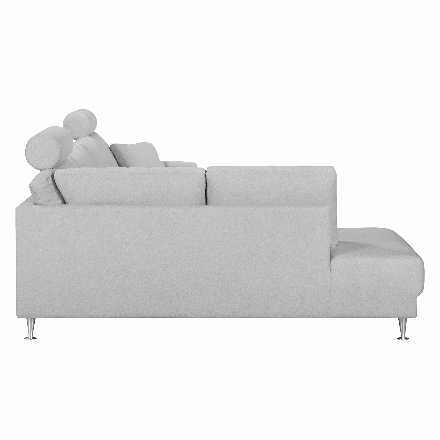 Fredriks Wohnlandschaft Arietta I Webstoff - Platingrau - Longchair davorstehend rechts / Ottomane links 8 Fredriks Wohnlandschaft Arietta I Webstoff - Platingrau - Longchair davorstehend rechts / Ottomane links – Bild 8