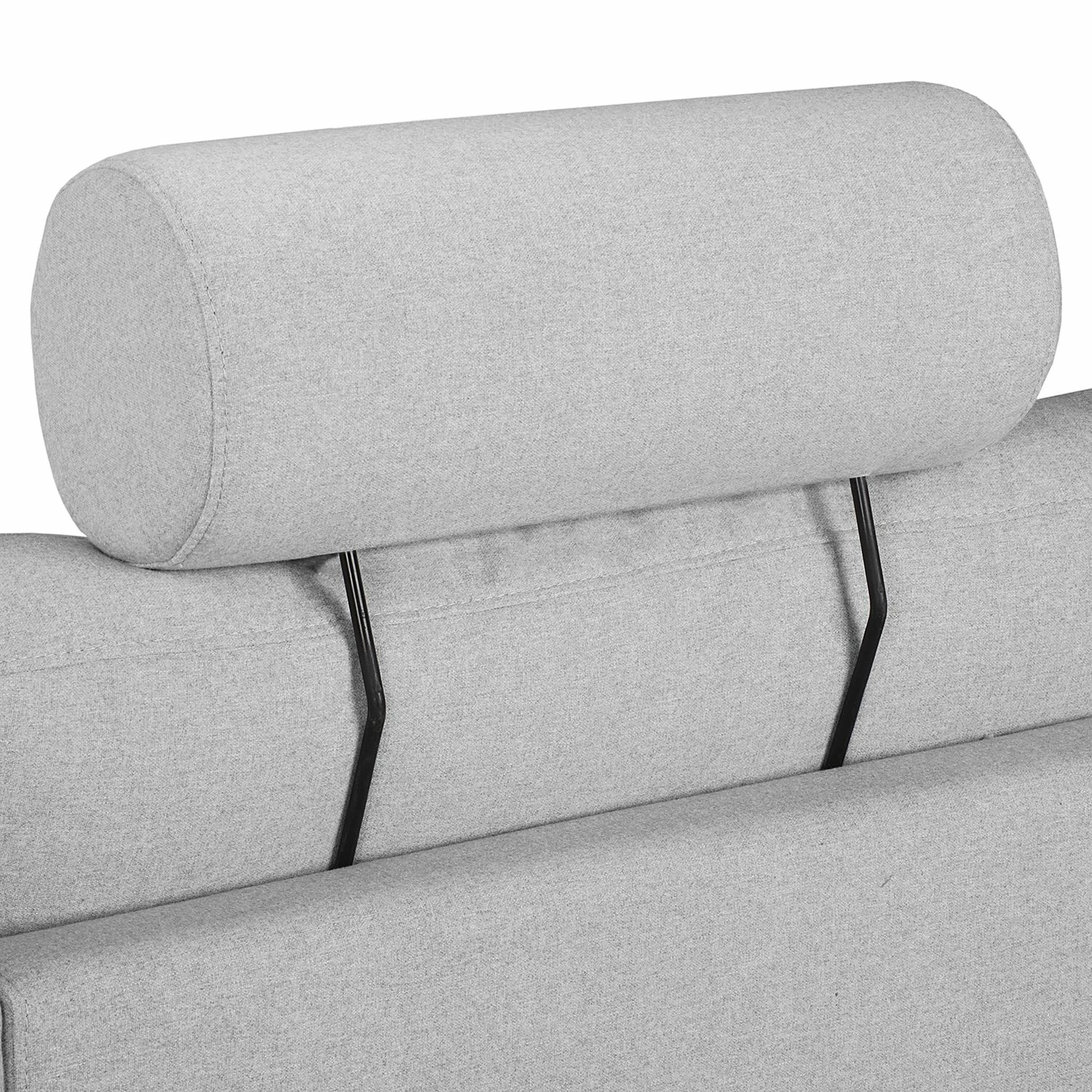 Fredriks Wohnlandschaft Arietta I Webstoff - Platingrau - Longchair davorstehend rechts / Ottomane links 11 Fredriks Wohnlandschaft Arietta I Webstoff - Platingrau - Longchair davorstehend rechts / Ottomane links – Bild 11