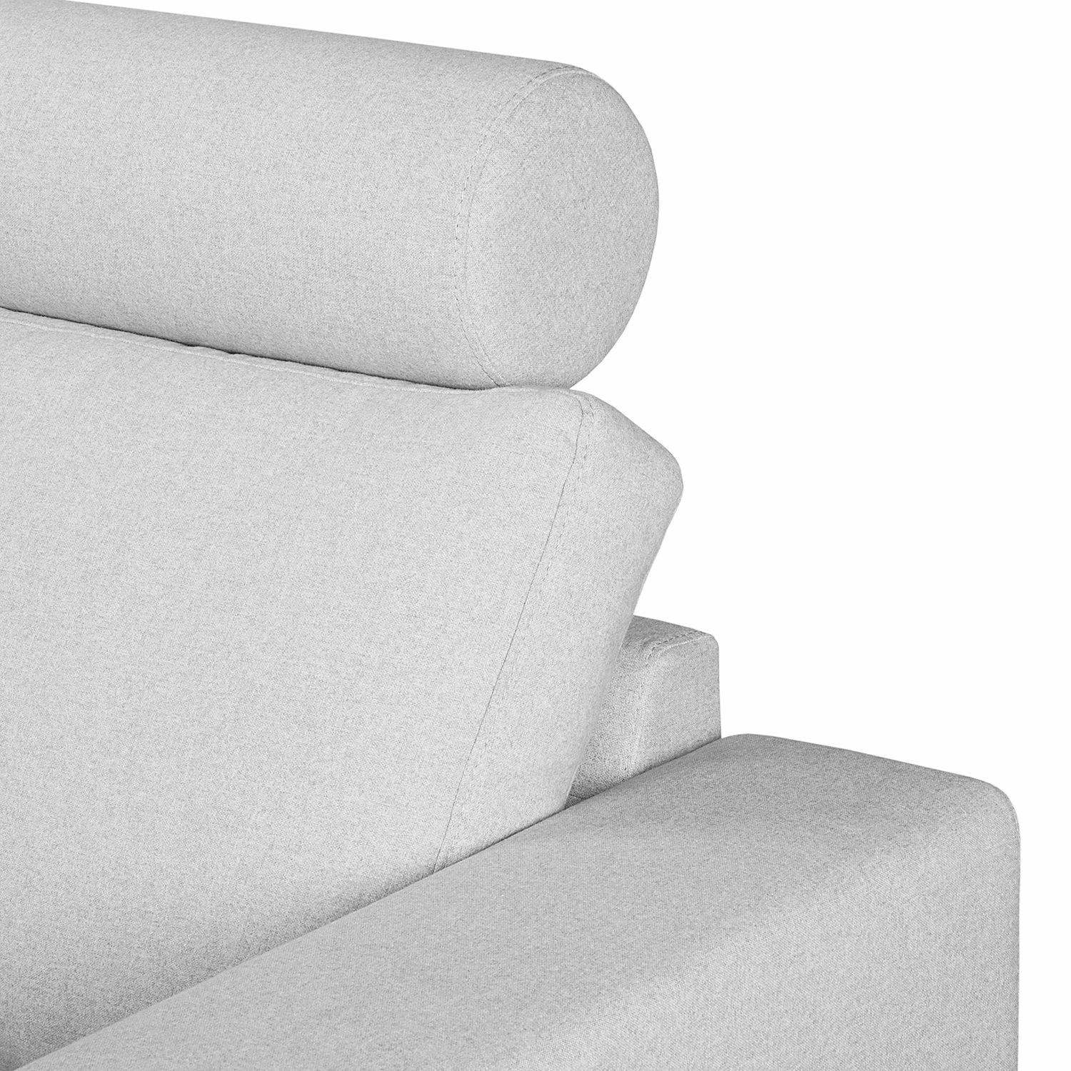 Fredriks Wohnlandschaft Arietta I Webstoff - Platingrau - Longchair davorstehend rechts / Ottomane links 13 Fredriks Wohnlandschaft Arietta I Webstoff - Platingrau - Longchair davorstehend rechts / Ottomane links – Bild 13