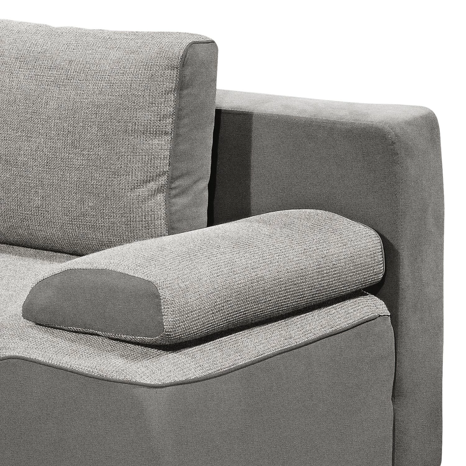 Fredriks Dauerschlafsofa Trepang - Strukturstoff / Flachgewebe - Grau / Hellgrau 6 Fredriks Dauerschlafsofa Trepang - Strukturstoff / Flachgewebe - Grau / Hellgrau – Bild 6