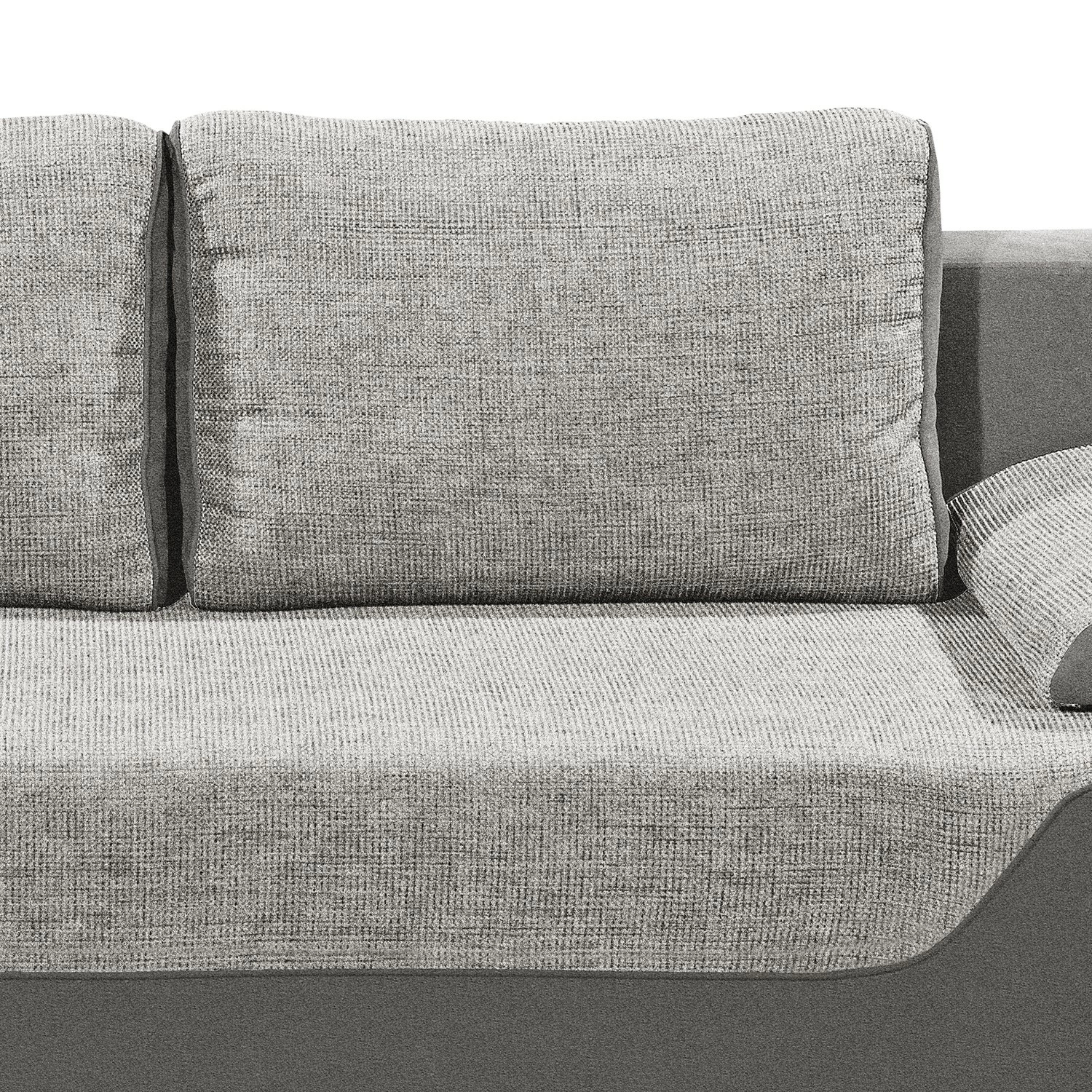 Fredriks Dauerschlafsofa Trepang - Strukturstoff / Flachgewebe - Grau / Hellgrau 7 Fredriks Dauerschlafsofa Trepang - Strukturstoff / Flachgewebe - Grau / Hellgrau – Bild 7