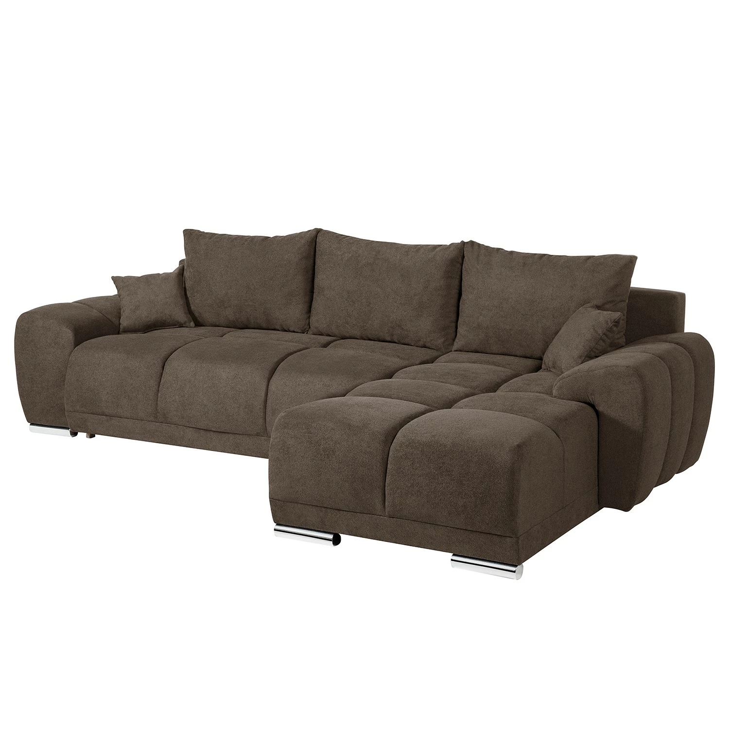 Fredriks Ecksofa Westwell (mit Schlaffunktion) - Microfaser Bobil: Braungrau 11 Fredriks Ecksofa Westwell (mit Schlaffunktion) - Microfaser Bobil: Braungrau – Bild 11