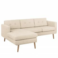 Norrwood Ecksofa Croom - Webstoff Polia: Kaschmir - Longchair davorstehend links - Ohne Hocker -WOHNZIMMERMÖBEL Verkäufe 1000022112 211220 15343200219 DETAILS P000000001000022112