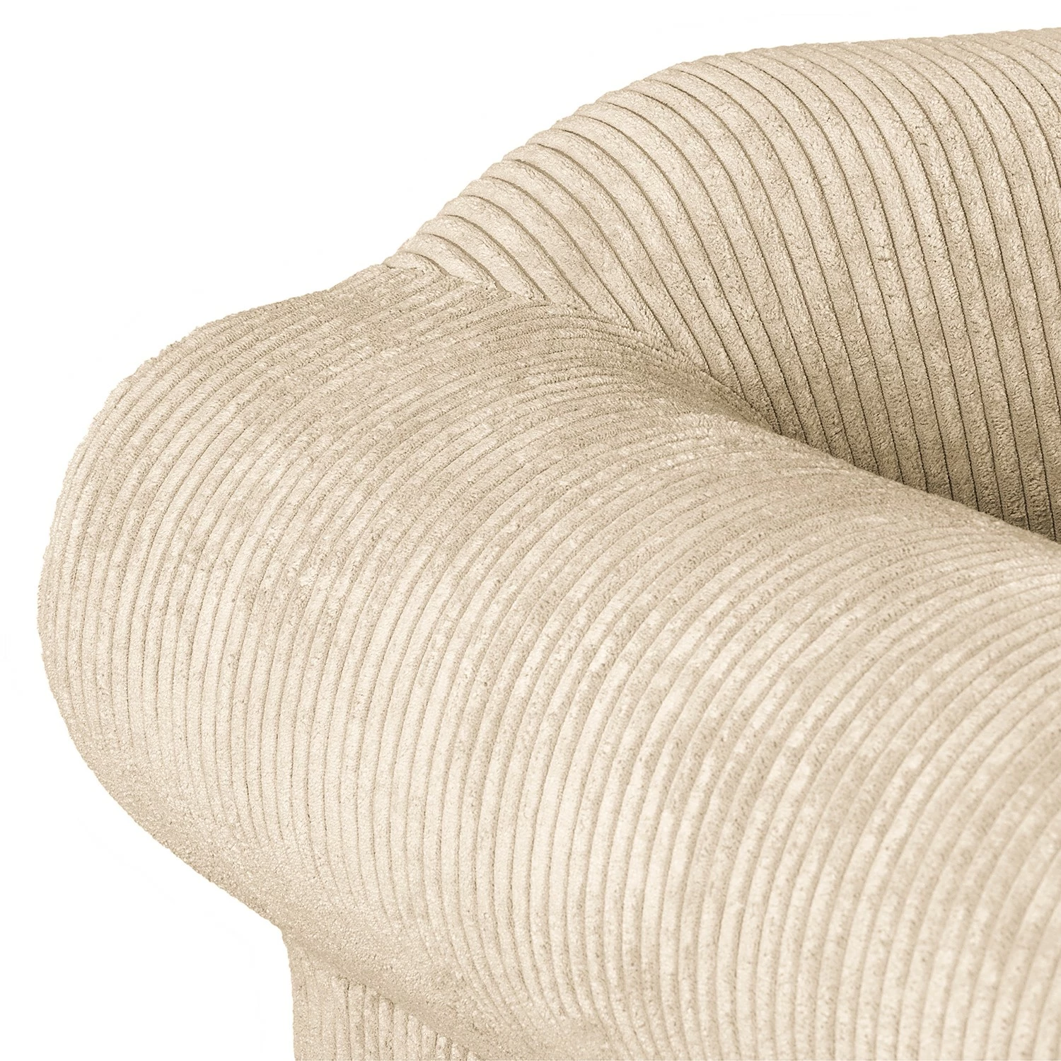 Maison Belfort Ecksofa Colares Cord - Creme - Longchair davorstehend links 8 Maison Belfort Ecksofa Colares Cord - Creme - Longchair davorstehend links – Bild 8