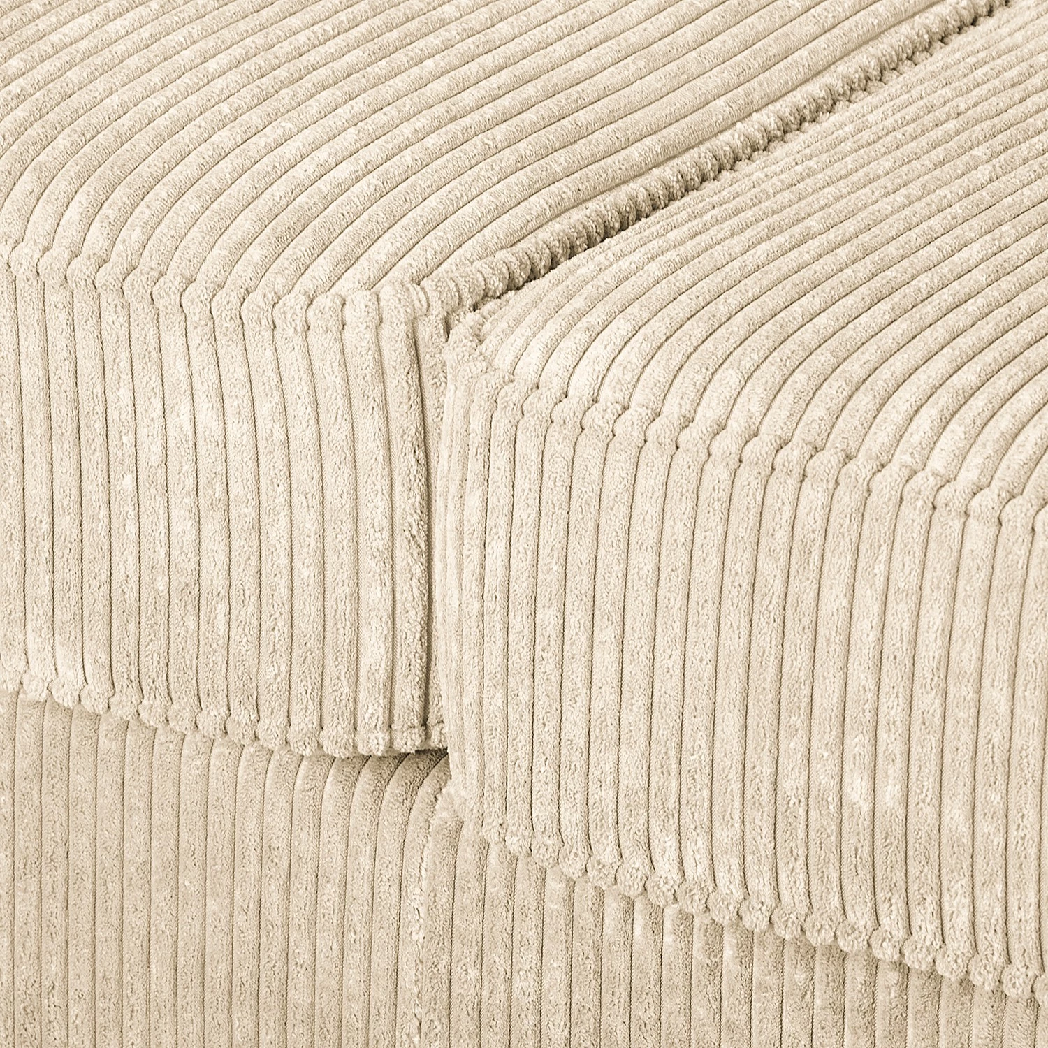 Maison Belfort Ecksofa Colares Cord - Creme - Longchair davorstehend links 10 Maison Belfort Ecksofa Colares Cord - Creme - Longchair davorstehend links – Bild 10