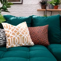 Jack & Alice Ecksofa Elnora - Türkis - Ottomane davorstehend links - Ohne Hocker -WOHNZIMMERMÖBEL Verkäufe 1000022189 181114 11415409 MOOD GALLERYIMAGES P000000001000022189 mood