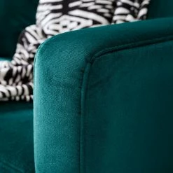 Jack & Alice Ecksofa Elnora - Türkis - Ottomane davorstehend links - Ohne Hocker -WOHNZIMMERMÖBEL Verkäufe 1000022189 181114 11415410 MOOD GALLERYIMAGES P000000001000022189 mood